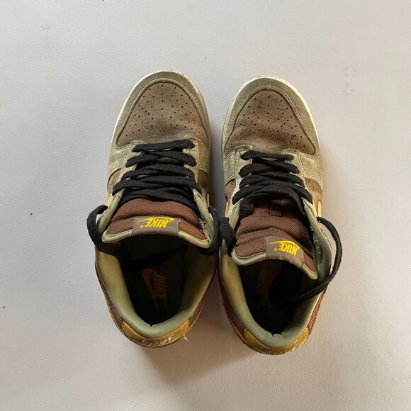 Nike Dunk Low 'Dusty Olive' (DH5360-300) Expeditedship Size 7 WORN - Picture 4 of 10